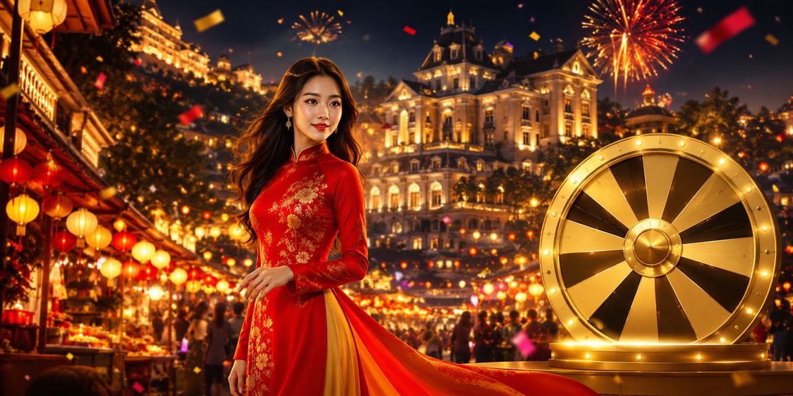 Lễ bốc thăm may mắn theo phong cách Việt Nam với áo dài truyền thống tại Đà Lạt