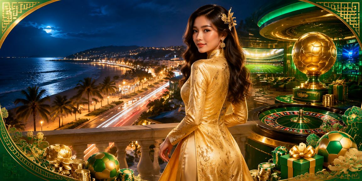 Người phụ nữ mặc áo dài tại Mũi Né sử dụng điện thoại để truy cập casino và đặt cược trực tuyến